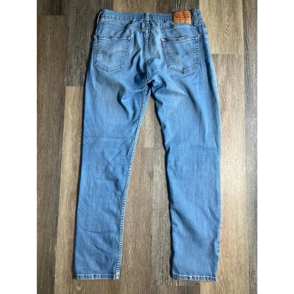 Levi's‎ 511 Slim Fit Jeans Mens 34x34 Light Blue Good Stretch Denim Pants